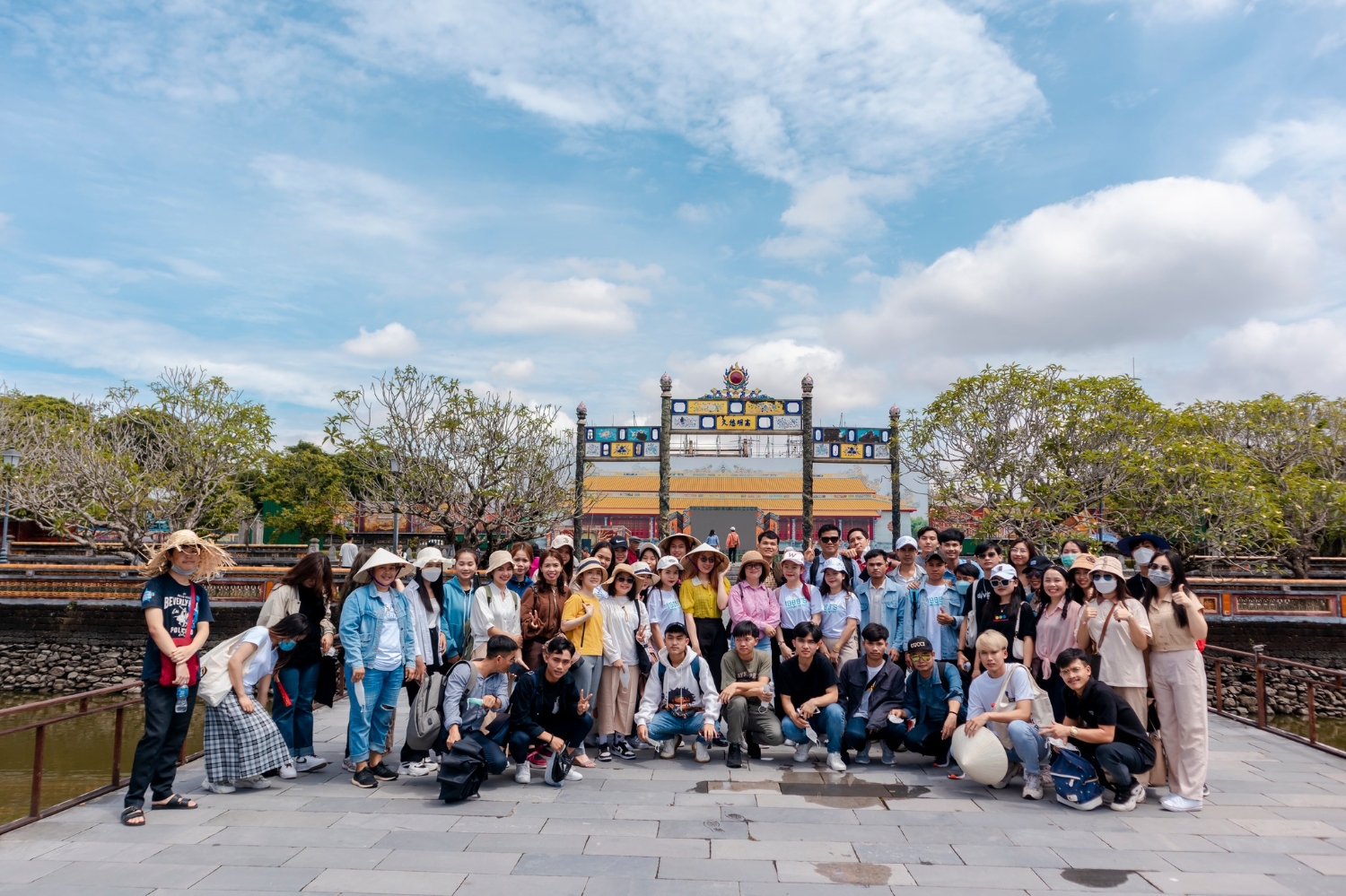 Lao students studying at the University of Danang - University of Science and Education (UD-UED) visit in Hue